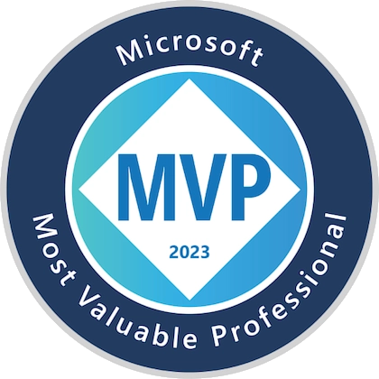 Microsoft Most Valuable Professional - MVP 2023 Badge