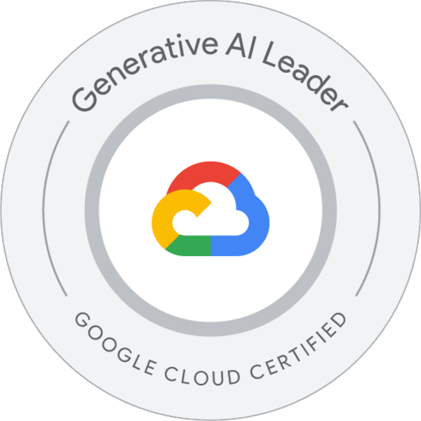 Google Generative AI Leader Certification Badge
